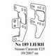 Nissan Caravan E25 (2007 Onwards) Radio Mounting Side Brackets | OEM Replacement