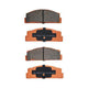 RDA BRAKES RDA GP Max General Purpose Low Metallic Brake Pad Set RDB29