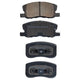RDA GP MAX LOW METALLIC BRAKE PAD SET MITSUBISHI COLT RDB2018