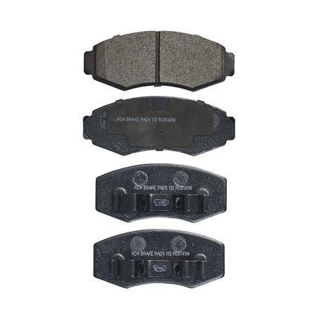 RDA BRAKES RDA GP Max General Purpose Low Metallic Brake Pad Set RDB14