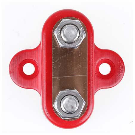 OEX 250A Dual Stud Distribution Terminal - Red