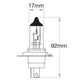 Philips H4 Headlight Bulb 12V 60/55W Powervision+60 1 Pce 12342PWVB1