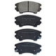 RDA BRAKES RDA GP Max General Purpose Low Metallic Brake Pad Set RDB2180