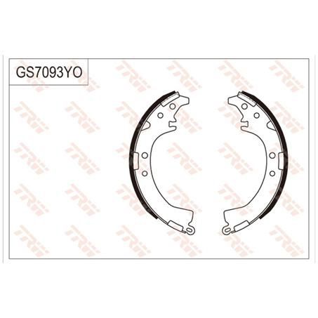 TRW Brake Shoe 228.6Mm X 40Mm