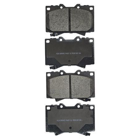 RDA GP MAX LOW METALLIC BRAKE PAD SET LEXUS TOYOTA LANDCRUISER RDB1365