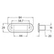 HELLA Interior Light LED 12V Flush Mount 95951051