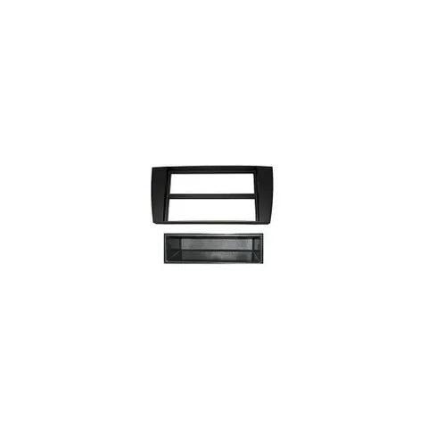 Jaguar Sâ€‘Type / Xâ€‘Type 2001â€‘2009 Single DIN Dash Kit with Pocket | Black Facia Panel