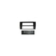 Jaguar Sâ€‘Type / Xâ€‘Type 2001â€‘2009 Single DIN Dash Kit with Pocket | Black Facia Panel
