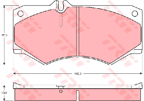 TRW Brake Pad Set