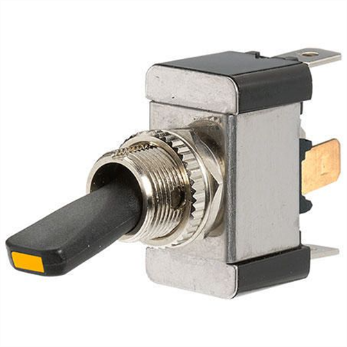 Narva Heavy Duty Toggle Switch Off/On SPST Amber LED (Contacts Rated 20A @ 1