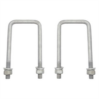 TINKR U-Bolt M12 x 68mm x 145mm Square Pair