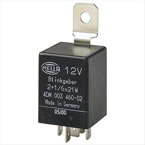 HELLA Flasher Relay 12V Electronic 126W (Max) - 5 Terminals