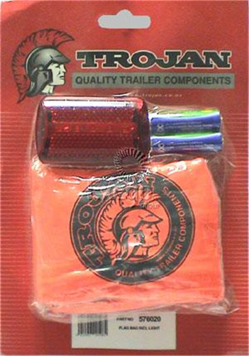Trojan Flag Bag with Light