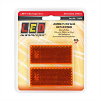 LED AUTO LAMPS LEDAUT - Reflector Amber 70mm30mm