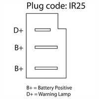 OEX Alternator 12V 70A Lucas Style LXA139