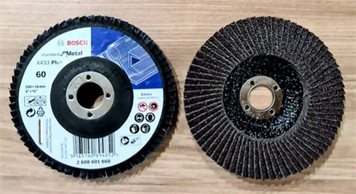 BOSCH FLAP DISC 100MM X 16MM 80 GRIT