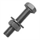 TINKR M6 X 40MM SET SCREWS & NUTS (A)