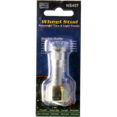 NICE PRODUCTS WHEEL STUD & NUT 1.25