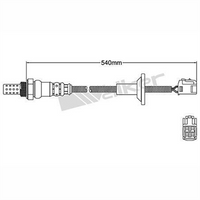 FUELMISER OXYGEN SENSOR DIRECT FIT 4 WIRE 540MM CABLE