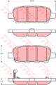 TRW Brake Pad Set