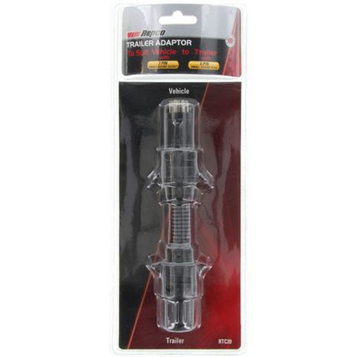 REPCO Trailer Adaptor 7 Pin Rnd Female - 6 Pin Rnd Male