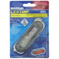 Narva MARKER LIGHT RED LED 9 TO 33V