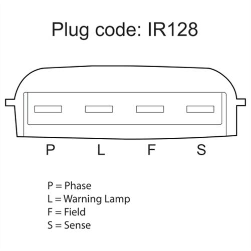 OEX Alternator 12V 105A Delco Style