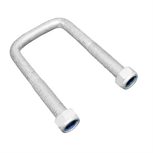 ARK 75MM WINCH POST U BOLT SET OF 2 GALVANISED