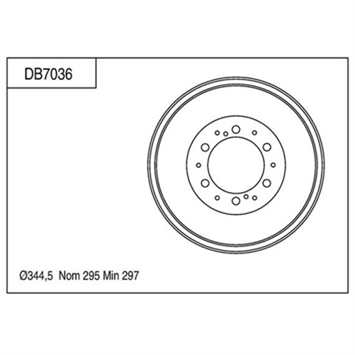 TRW Brake Drum