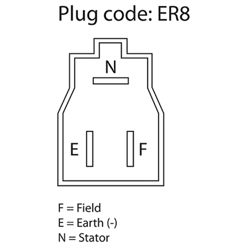 OEX Alternator 24V 25A Hitachi Style