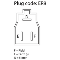 OEX Alternator 24V 25A Hitachi Style