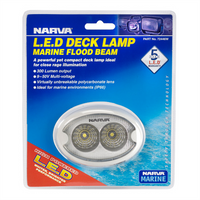 Narva 9-64 Volt L.E.D Work Lamp Flood Beam, White - 550 Lumens