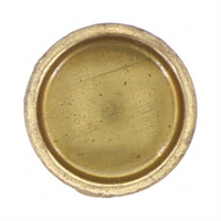 ACL F/PLUG CUP BRASS 15MM
