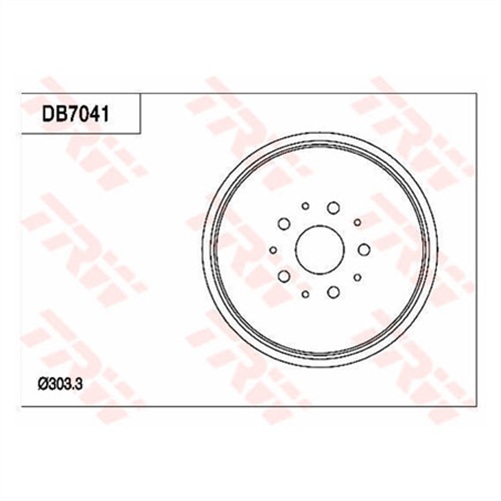 TRW BRAKE DRUM
