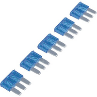 Narva MICRO 3 BLADE FUSE 15A BLUE 5 PCE