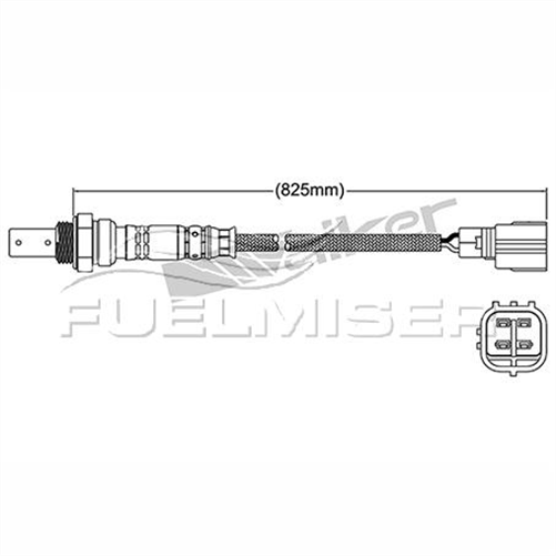 FUELMISER OXYGEN SENSOR DIRECT FIT 4 WIRE 825MM CABLE