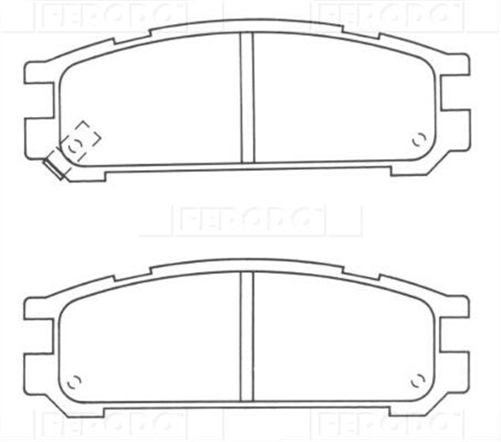 FERODO D/PAD SET - EXCEL