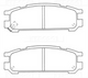 FERODO D/PAD SET - EXCEL