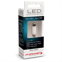 SPEAKER LED Festoon Globe 12V 10W 36 x 10.5 - 1 Pce