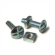 TINKR 1/4x2 1/2 GUTTER BOLTS + NUTS ZP
