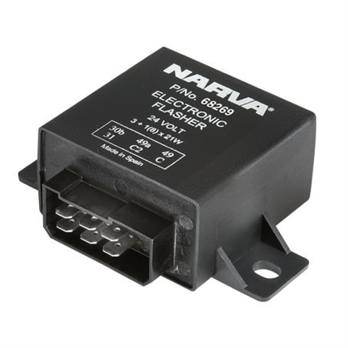 Narva HEAVY DUTY ELECTRONIC FLASHER 24V 6 PIN