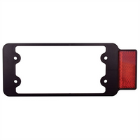 LED AUTO LAMPS LED Technologies Reflector Red Self Adhesive 100 Pack