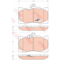 TRW Brake Pad Set