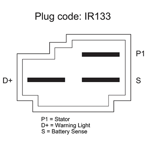 OEX Alternator 12V 72A Delco 10SI Style
