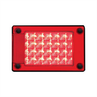LED AUTO LAMPS Red LED Stop/Tail Lamp Insert For J3 Series Blister Pack