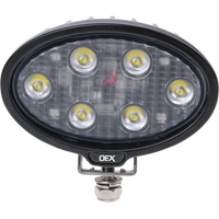 OEX Work Light Oval 6 LED. CISPR 25 rated (Check notes in details table)