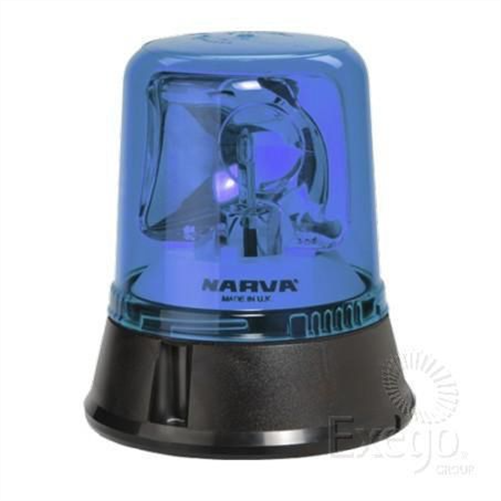 Narva Halogen Beacon Blue 12 or 24V Permanent Mount