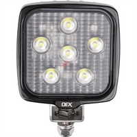 OEX Work Light Square 6 LED. CISPR 25 rated (Check notes in details table)