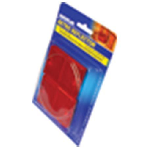 Narva Rectangle Red 43 X 72Mm - 2 Pce