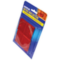 Narva Rectangle Red 43 X 72Mm - 2 Pce